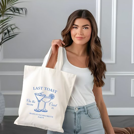Tote Bag Dernier toast sur la côte Bachelorette Week-end de