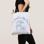 Tote Bag Dernier Toast sur la Côte Design pour l'Enterremen (De près)