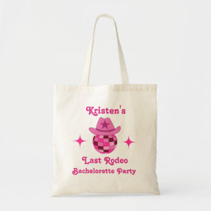 Tote Bag Dernière Rodeo Pink Disco Cowgirl Enterrement de V