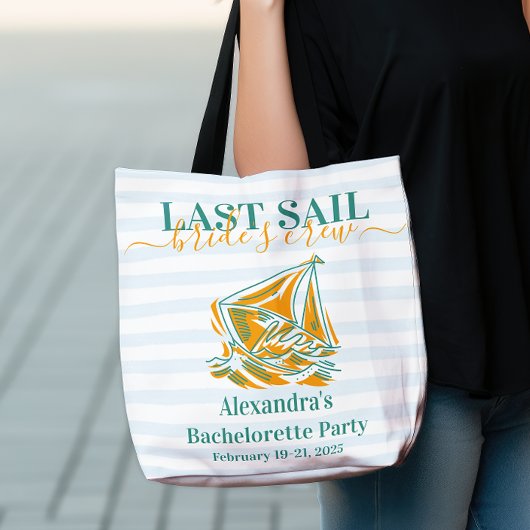 Tote Bag Dernière voile avant le Veil Bachelorette Party