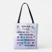 Tote Bag Des amis fantômes pour toujours (Dos)