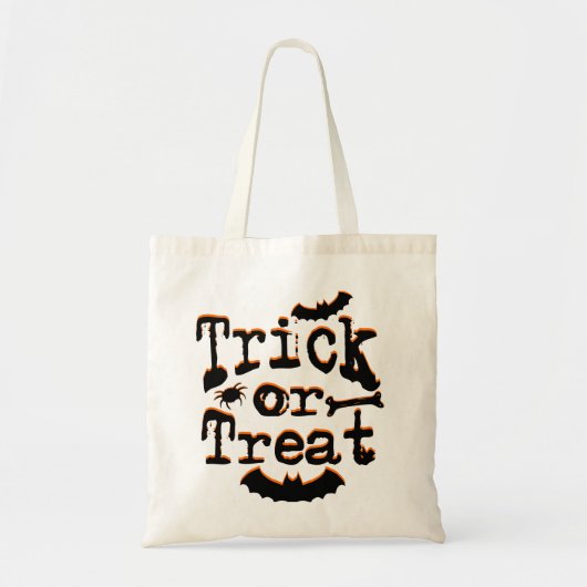 Tote Bag des bonbons ou un sort (Devant)