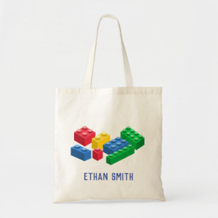 Tote Bag Des enfants colorés par des briques construites p