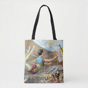 Tote Bag Des Hommes acrobates Interprétant Un Cirque