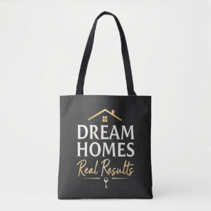 Tote Bag Des maisons de rêve, de vrais résultats Agent im