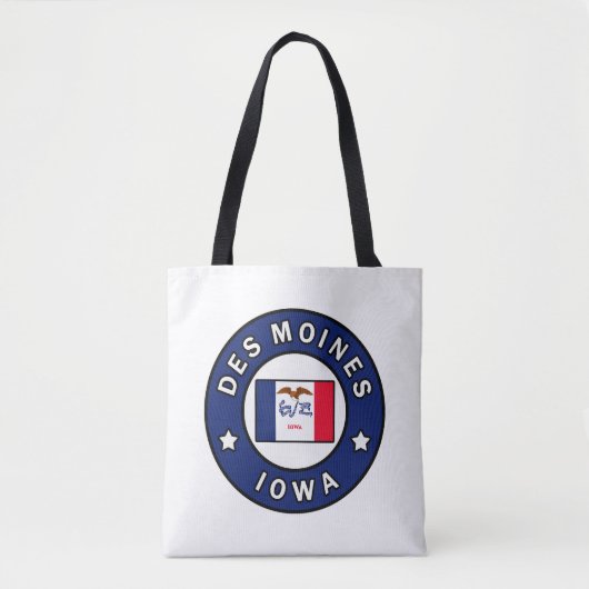 Tote Bag Des Moines Iowa (Devant)