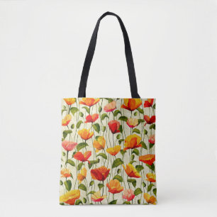 Tote Bag Des pavots brillants