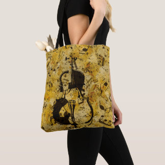 Tote Bag Des sons de musique. Violon