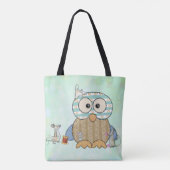 Tote Bag Des souris coudre à chouette (Dos)