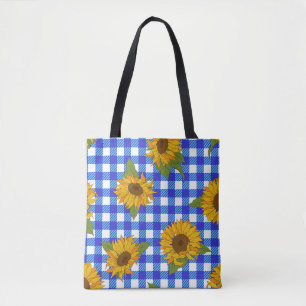 Tote Bag Des tournesols lumineux sur un arrière - plan à da