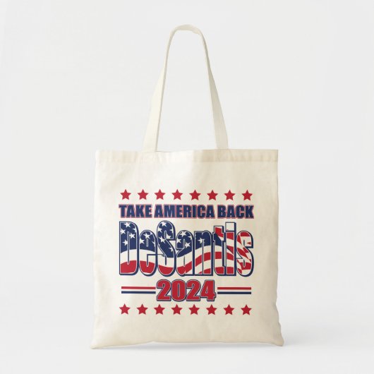 Tote Bag DeSantis-2024-Take-America-Back- (Devant)