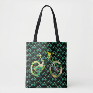 Tote Bag Descente Vélo Hors Sport Xtrem Watercolor Mtb