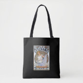 TOTE BAG "DESCHAMPS BLEU" ALPHONSE MUCHA (Devant)