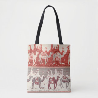 Tote Bag Desert Camels Caravan Art