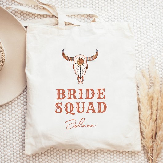 Tote Bag Desert Cowgirl Dernier Rodéo Bride Squad