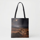 Tote Bag Désert de sable la nuit (Devant)
