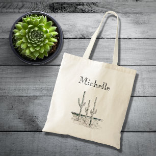 Tote Bag Désert de Saguaro Cactus Sud-ouest