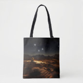 Tote Bag Désert Nuit Étoilée (Devant)