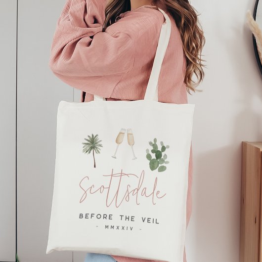Tote Bag Desert Palm & Cactus Bachelorette