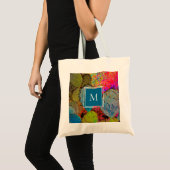 Tote Bag Désert Sud-Ouest Monogramme Prickly Pear Cactus (Devant (produit))
