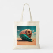 Tote Bag Desert whale house (Dos)