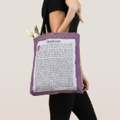 Tote Bag Desiderata - Choses désirées (De près)
