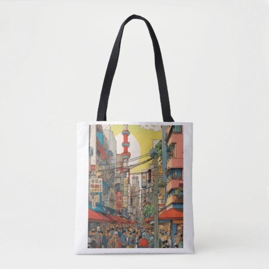 Tote Bag Design 3D High Bazar Market _Style Mode1 (Devant)