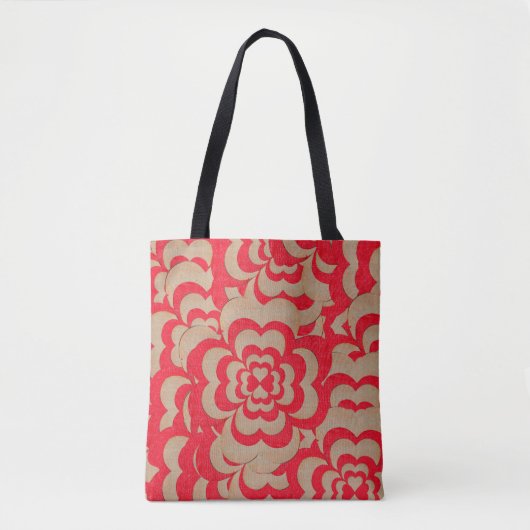 Tote Bag Design abstrait des coeurs. Jour de Valentines (Devant)
