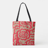 Tote Bag Design abstrait des coeurs. Jour de Valentines (Dos)