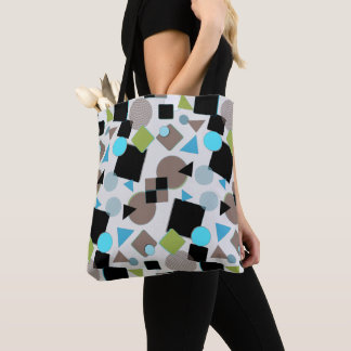 Tote Bag Design abstrait moderne rétro
