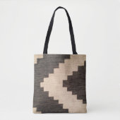 Tote Bag Design Brown et beige classique (Devant)