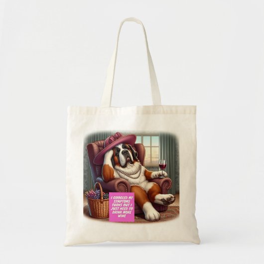 Tote Bag Design Budget Fourre-tout / Saint Bernard (Devant)