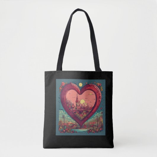 Tote Bag Design cardiaque (Devant)