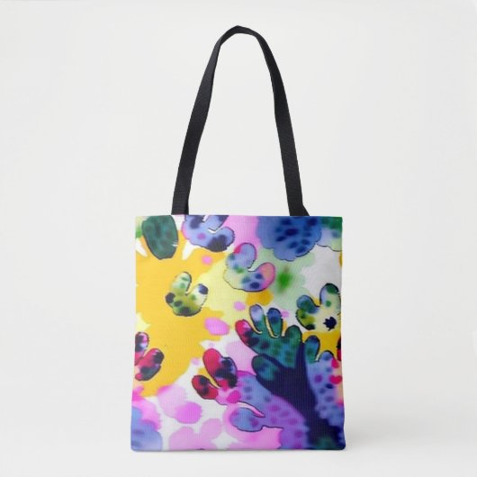 Tote Bag Design coloré et vivifiant (Devant)