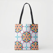 Tote Bag Design coloré Turc transparent (Devant)