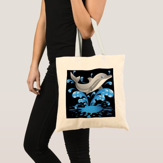 Tote Bag Design d'animation dauphin (Devant (produit))