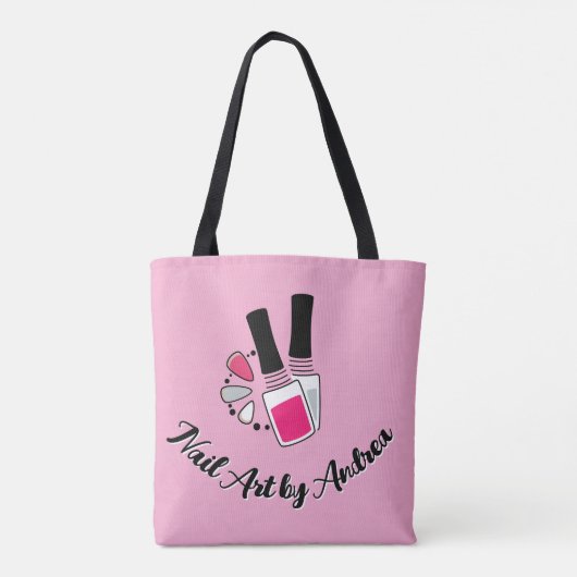 Tote Bag Design d'art à ongles (Dos)
