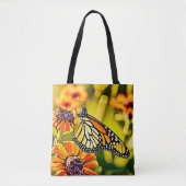 Tote Bag Design de fleur de papillon de monarque délicat (Devant)