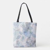 Tote Bag Design de grunge Rose bleu (Dos)