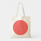 Tote Bag Design de Hearts Mandala (Dos)