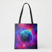 Tote Bag Design de la planète cosmique (Devant)