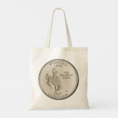 Tote Bag Design de quartier d'état du Wyoming (Dos)