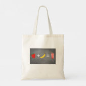 Tote Bag Design de style de vie sain (Dos)