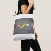 Tote Bag Design de style de vie sain (De près)