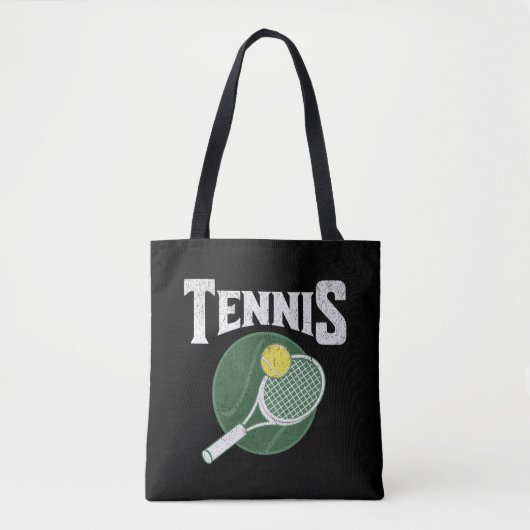 Tote Bag Design de tennis (Devant)
