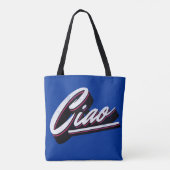 Tote Bag Design de texte Ciao (Dos)