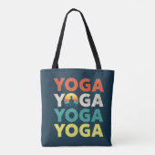 Tote Bag Design de texte Yoga (Dos)