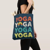 Tote Bag Design de texte Yoga (De près)