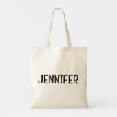 Tote Bag Design de texte Yoga (Dos)