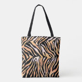 Tote Bag Design d'impression de peau de tigre (Dos)